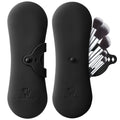 coclothy Travel Makeup Brush Holder Anti-fall Out Silicone Portable Cosmetic Face Brushes Holder Soft Travel Cosmetic Bag for Travel Travel Makeup Brush Case